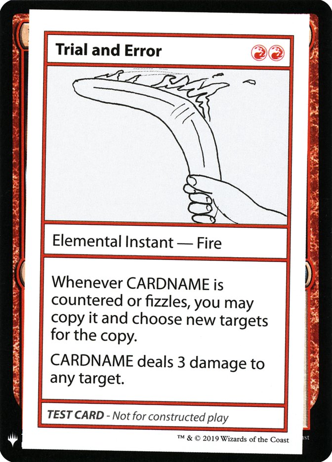 Trial and Error [Mystery Booster Playtest Cards] | Game Haven TX