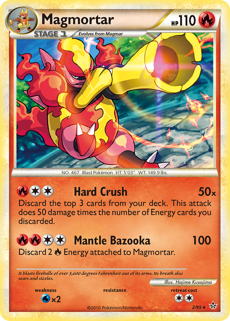 Magmortar (2/95) [HeartGold & SoulSilver: Unleashed] | Game Haven TX