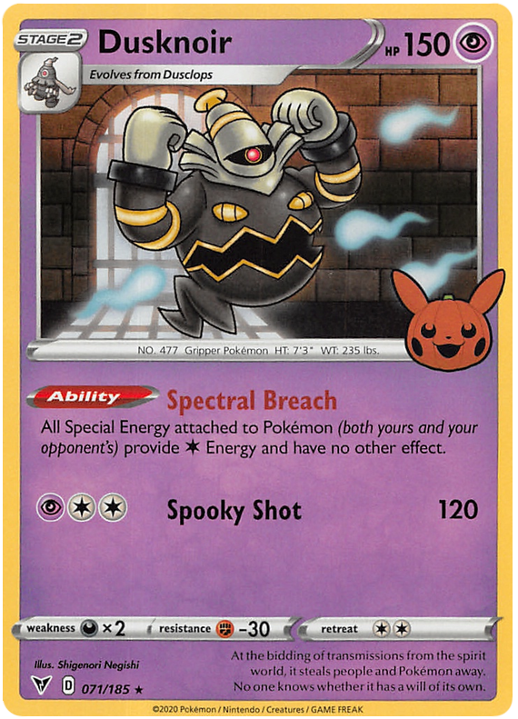 Dusknoir (071/185) [Trick or Trade 2023] | Game Haven TX