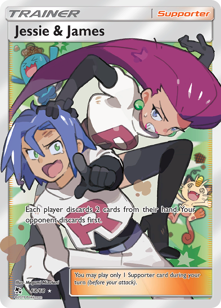 Jessie & James (68/68) [Sun & Moon: Hidden Fates] | Game Haven TX
