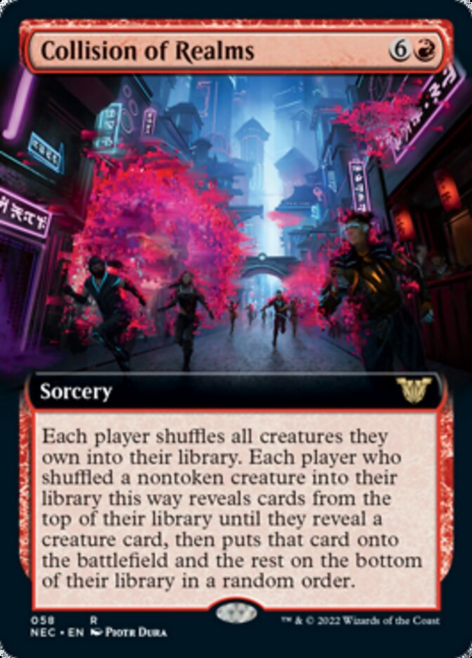 Collision of Realms (Extended) [Kamigawa: Neon Dynasty Commander] | Game Haven TX