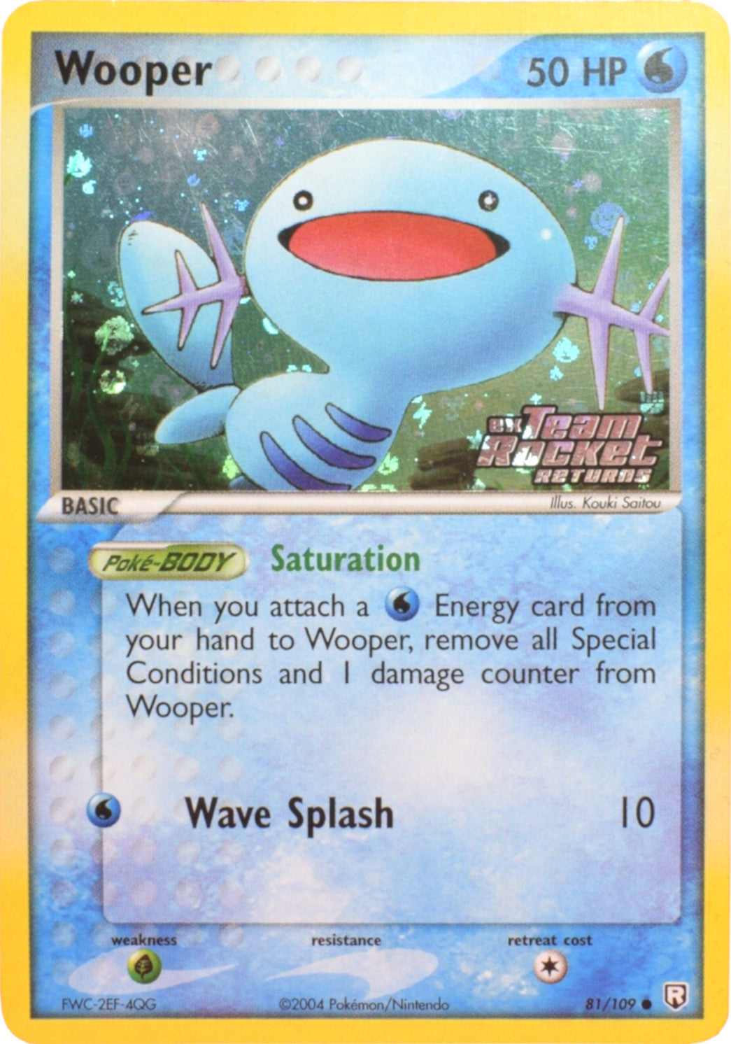 Wooper (81/109) (Stamped) [EX: Team Rocket Returns] | Game Haven TX