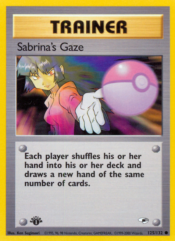 Sabrina's Gaze (125/132) [Gym Heroes 1st Edition] | Game Haven TX