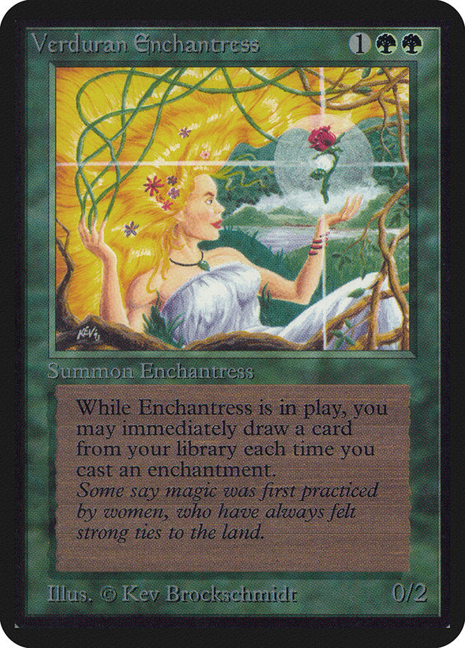 Verduran Enchantress [Limited Edition Alpha] | Game Haven TX