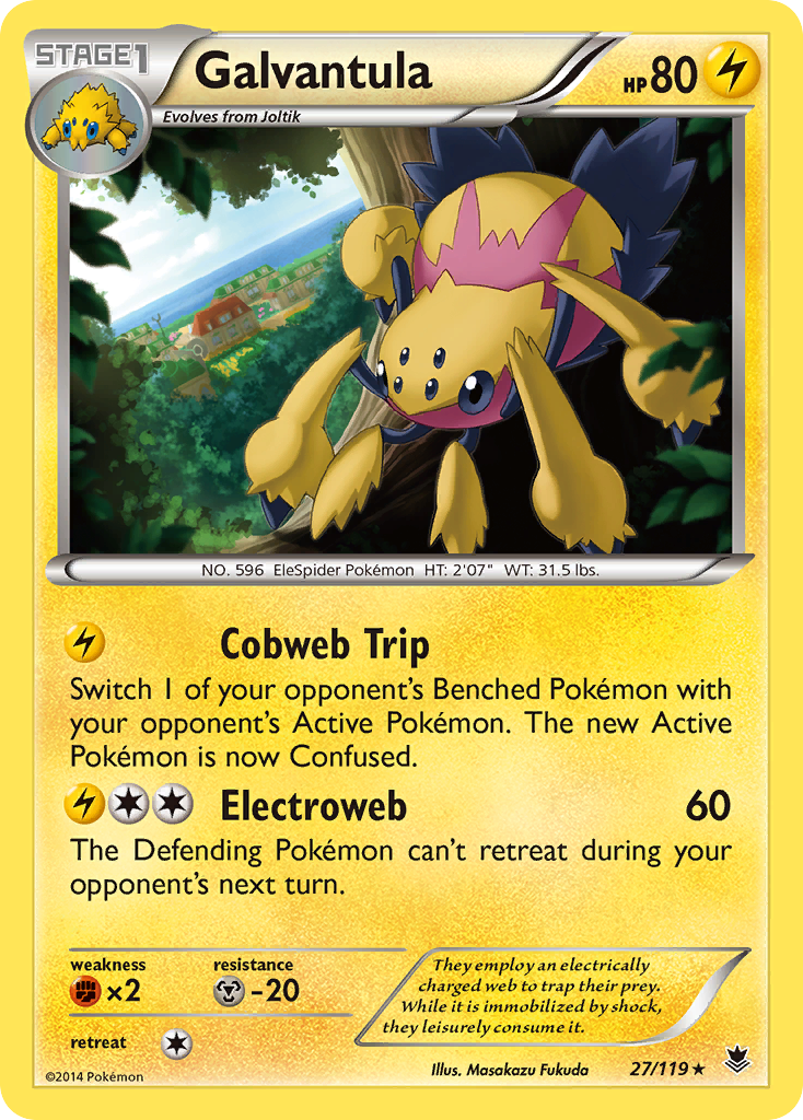 Galvantula (27/119) [XY: Phantom Forces] | Game Haven TX