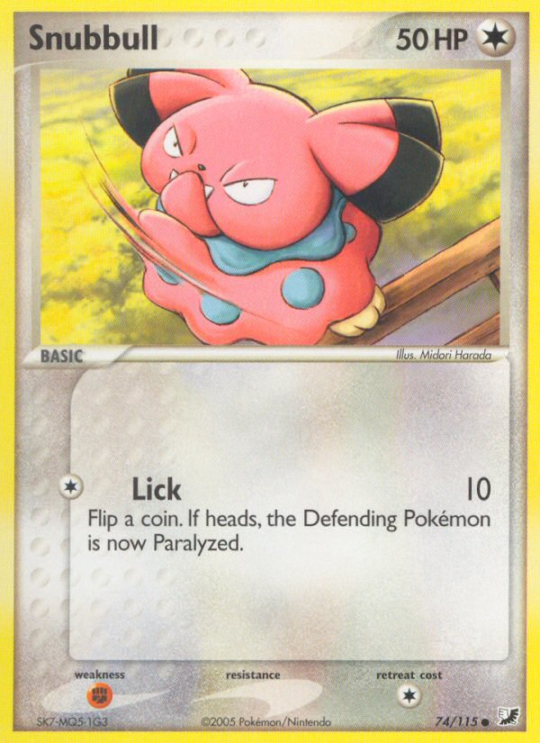 Snubbull (74/115) [EX: Unseen Forces] | Game Haven TX