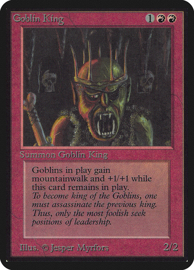 Goblin King [Limited Edition Alpha] | Game Haven TX