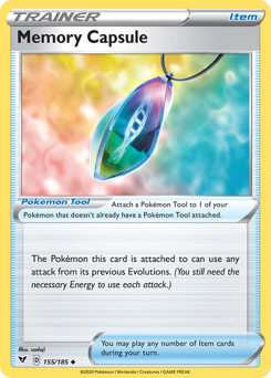 Memory Capsule (155/185) [Sword & Shield: Vivid Voltage] | Game Haven TX