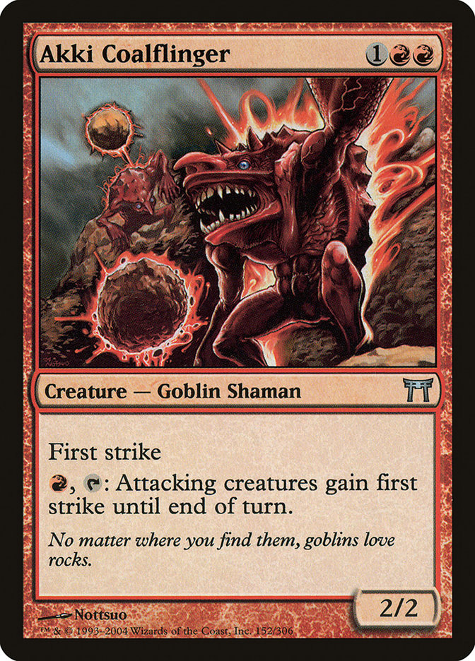 Akki Coalflinger [Champions of Kamigawa] | Game Haven TX