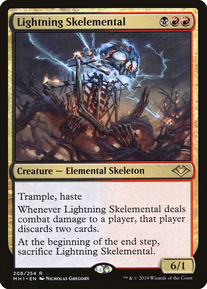 Lightning Skelemental [Modern Horizons] | Game Haven TX
