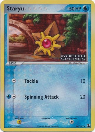 Staryu (84/113) (Stamped) [EX: Delta Species] | Game Haven TX