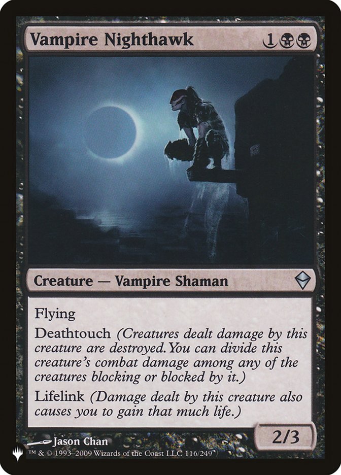 Vampire Nighthawk [The List] | Game Haven TX