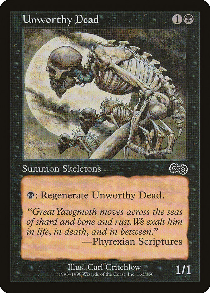 Unworthy Dead [Urza's Saga] | Game Haven TX