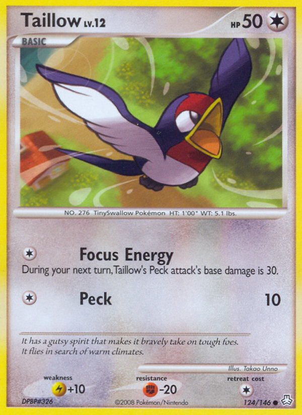 Taillow (124/146) [Diamond & Pearl: Legends Awakened] | Game Haven TX