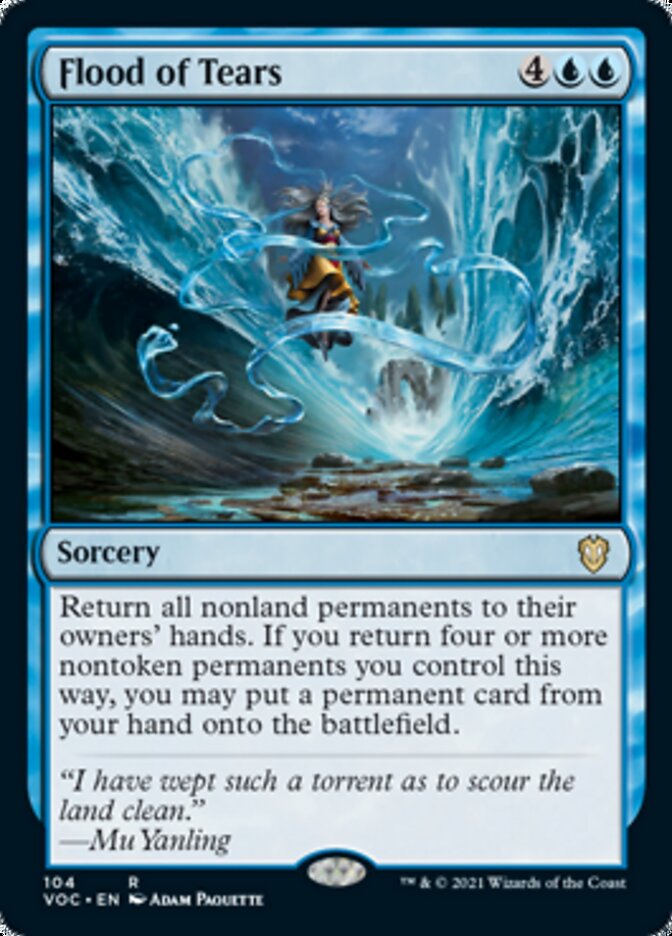 Flood of Tears [Innistrad: Crimson Vow Commander] | Game Haven TX