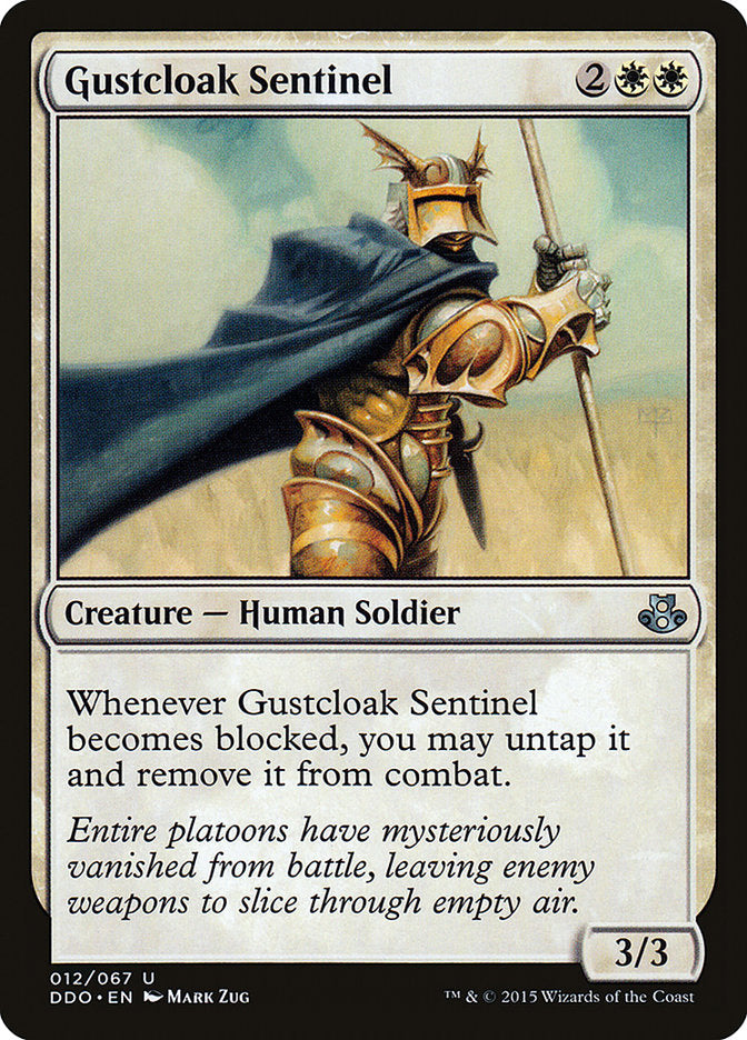 Gustcloak Sentinel [Duel Decks: Elspeth vs. Kiora] | Game Haven TX