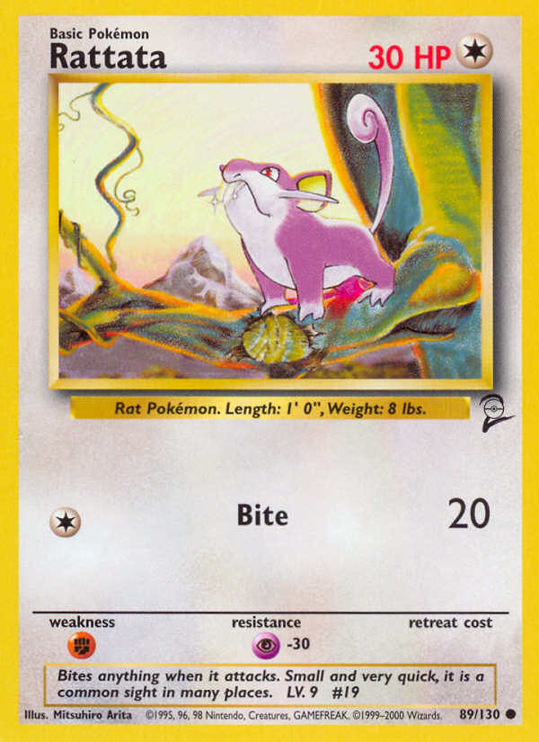 Rattata (89/130) [Base Set 2] | Game Haven TX
