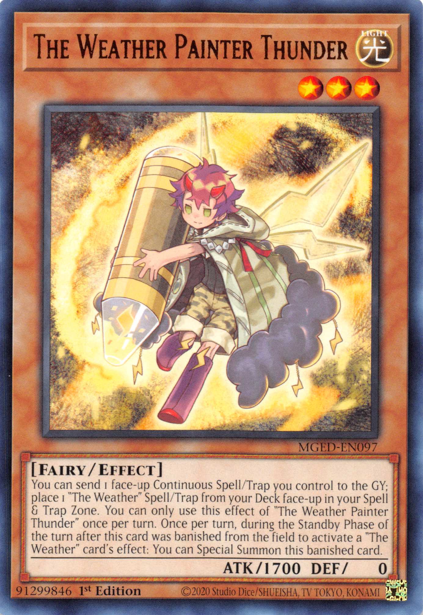 The Weather Painter Thunder [MGED-EN097] Rare | Game Haven TX