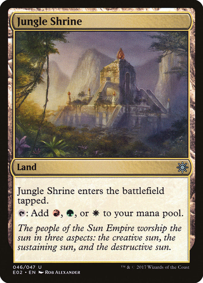 Jungle Shrine [Explorers of Ixalan] | Game Haven TX