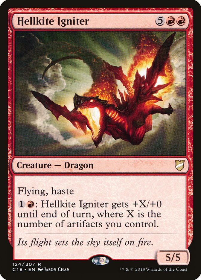 Hellkite Igniter [Commander 2018] | Game Haven TX