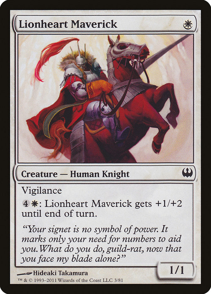 Lionheart Maverick [Duel Decks: Knights vs. Dragons] | Game Haven TX