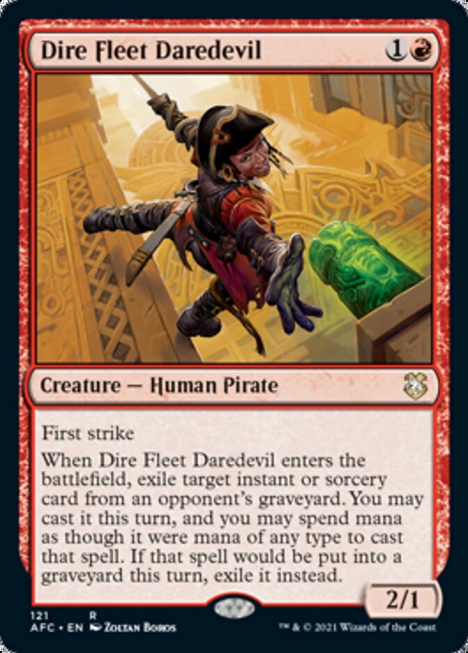 Dire Fleet Daredevil [Dungeons & Dragons: Adventures in the Forgotten Realms Commander] | Game Haven TX