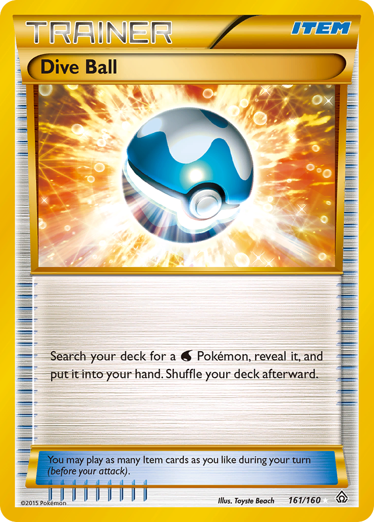 Dive Ball (161/160) [XY: Primal Clash] | Game Haven TX
