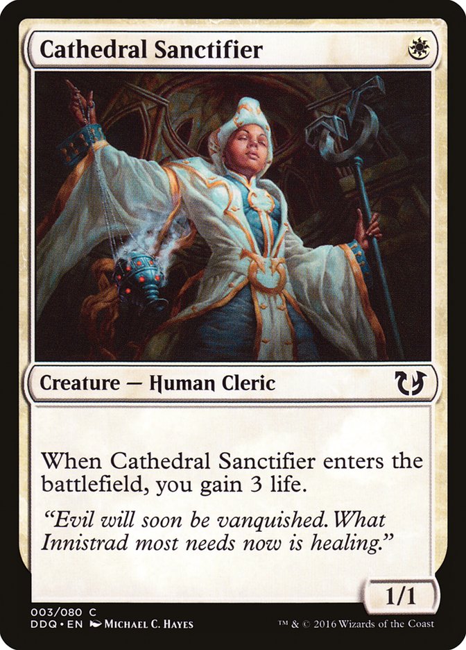 Cathedral Sanctifier [Duel Decks: Blessed vs. Cursed] | Game Haven TX