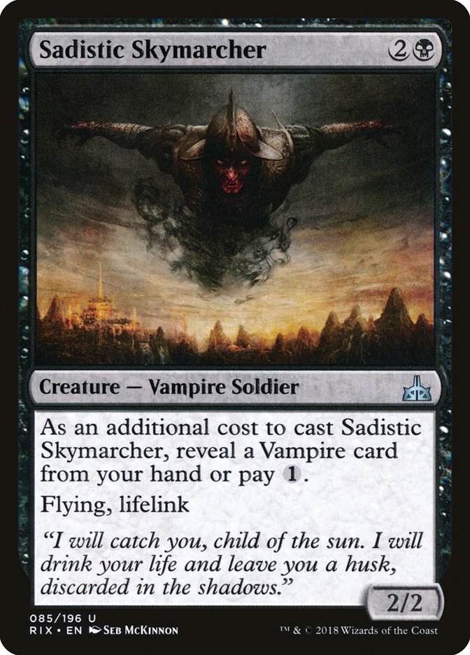 Sadistic Skymarcher [Rivals of Ixalan] | Game Haven TX