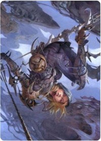 Blackbloom Rogue Art Card [Zendikar Rising Art Series] | Game Haven TX