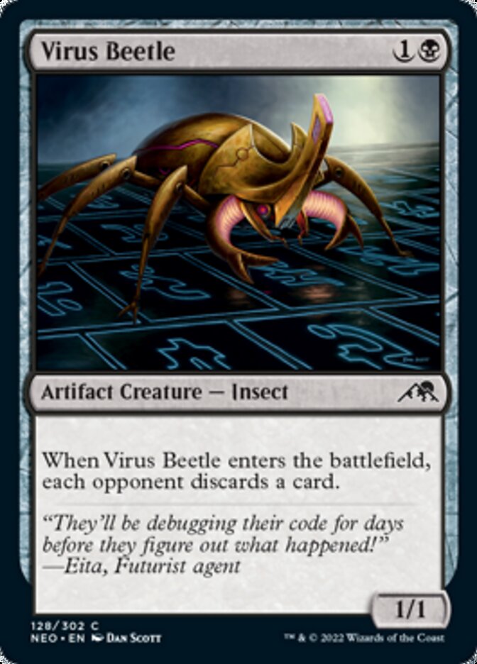 Virus Beetle [Kamigawa: Neon Dynasty] | Game Haven TX