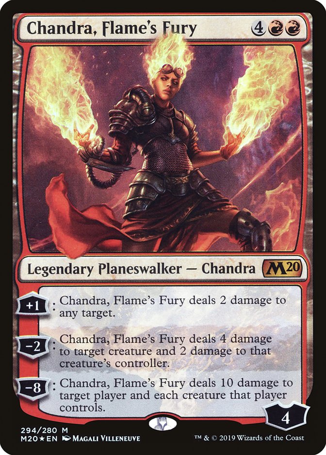 Chandra, Flame's Fury [Core Set 2020] | Game Haven TX