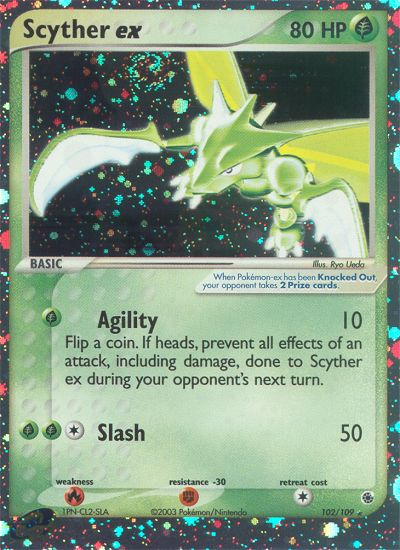 Scyther ex (102/109) [EX: Ruby & Sapphire] | Game Haven TX