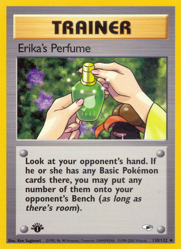 Erika's Perfume (110/132) [Gym Heroes 1st Edition] | Game Haven TX