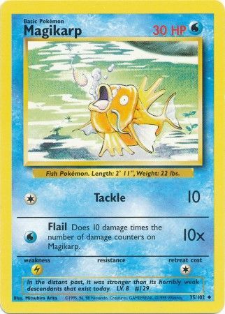 Magikarp (35/102) [Base Set Unlimited] | Game Haven TX