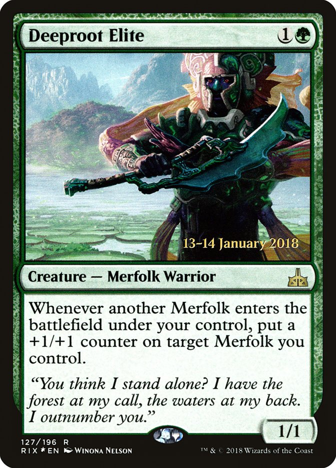 Deeproot Elite [Rivals of Ixalan Promos] | Game Haven TX