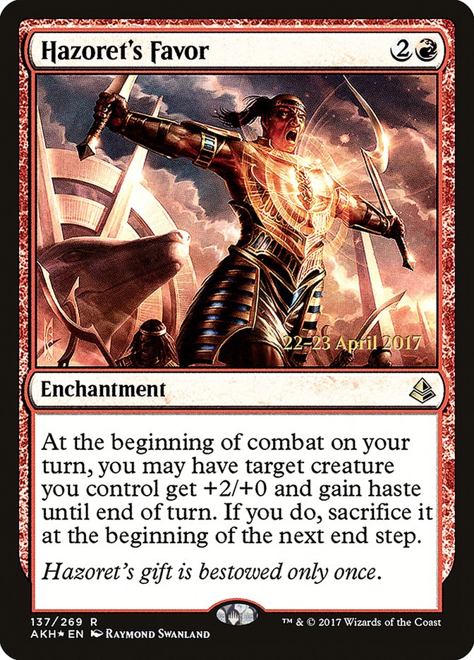 Hazoret's Favor [Amonkhet Promos] | Game Haven TX