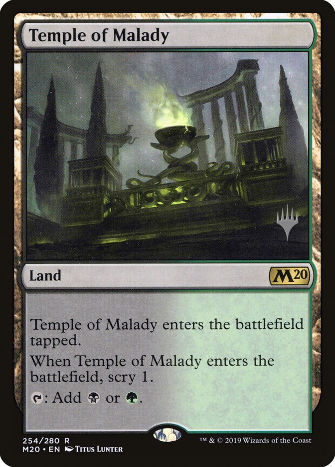 Temple of Malady [Core Set 2020 Promos] | Game Haven TX