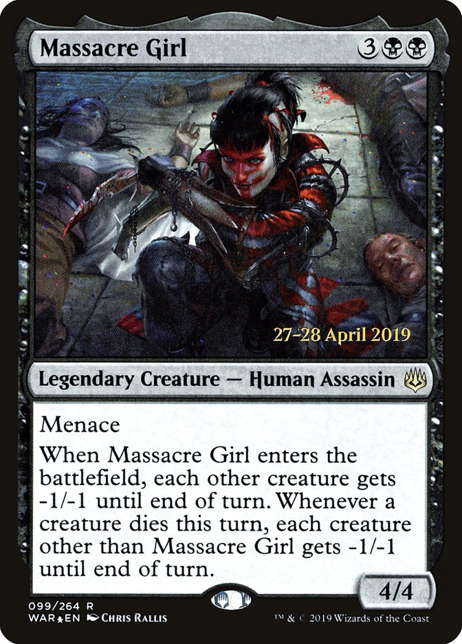 Massacre Girl [War of the Spark Promos] | Game Haven TX