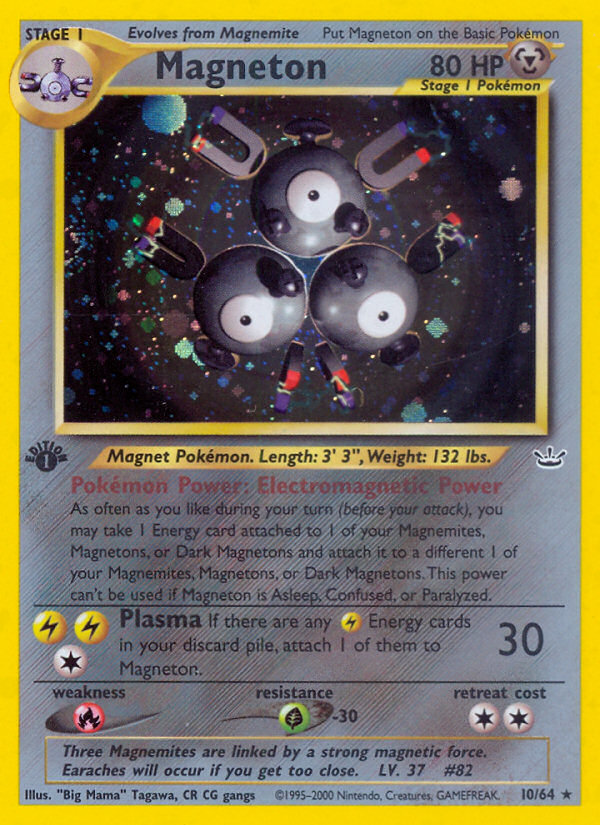 Magneton (10/64) [Neo Revelation 1st Edition] | Game Haven TX