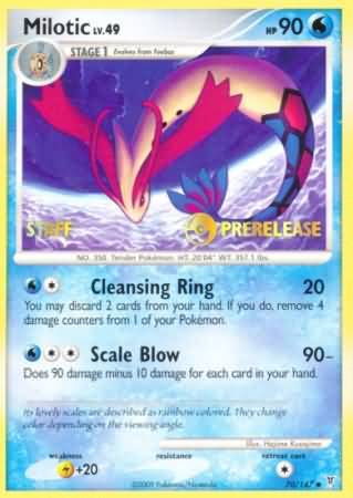 Milotic (70/147) (Staff Prerelease Promo) [Nintendo: Black Star Promos] | Game Haven TX