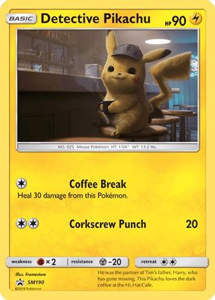 Detective Pikachu (SM190) [Sun & Moon: Black Star Promos] | Game Haven TX