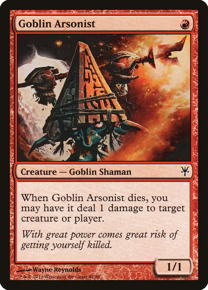 Goblin Arsonist [Duel Decks: Sorin vs. Tibalt] | Game Haven TX