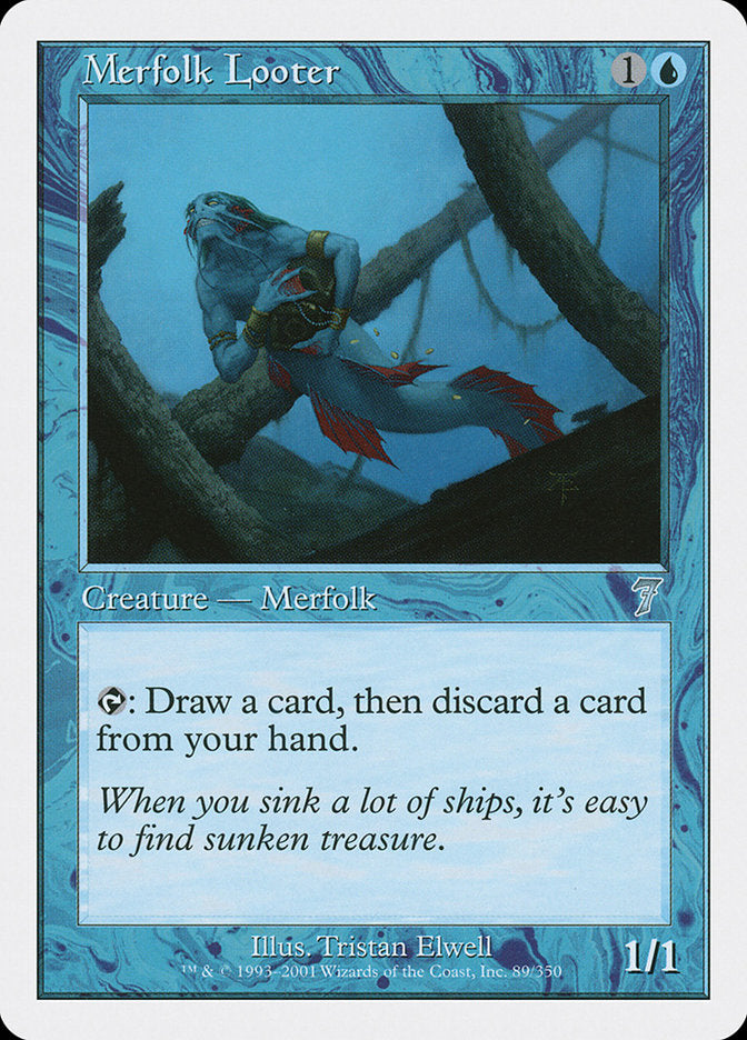 Merfolk Looter [Seventh Edition] | Game Haven TX
