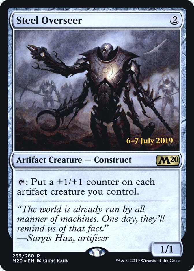Steel Overseer [Core Set 2020 Promos] | Game Haven TX
