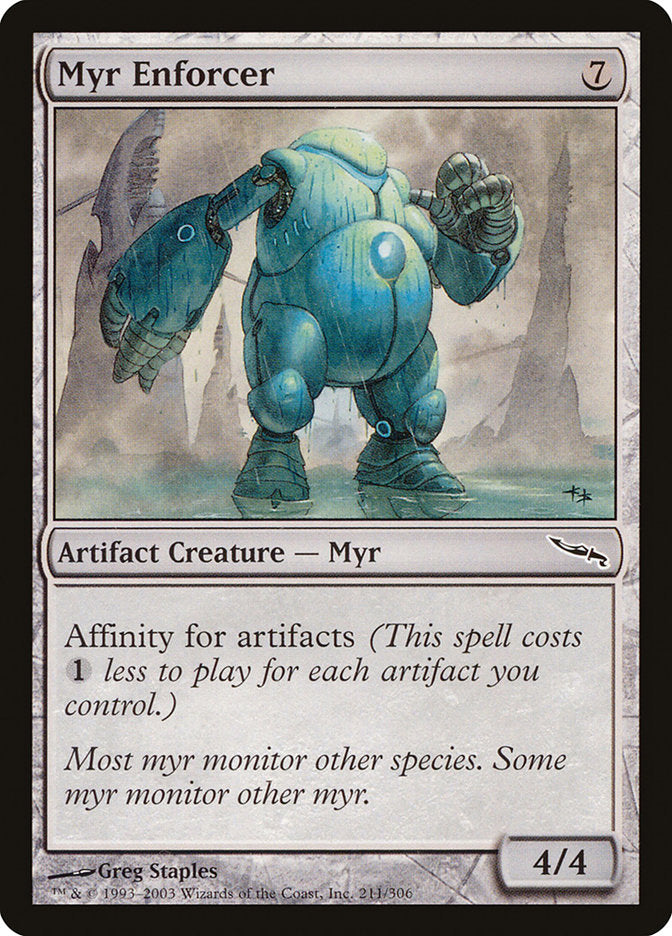 Myr Enforcer [Mirrodin] | Game Haven TX