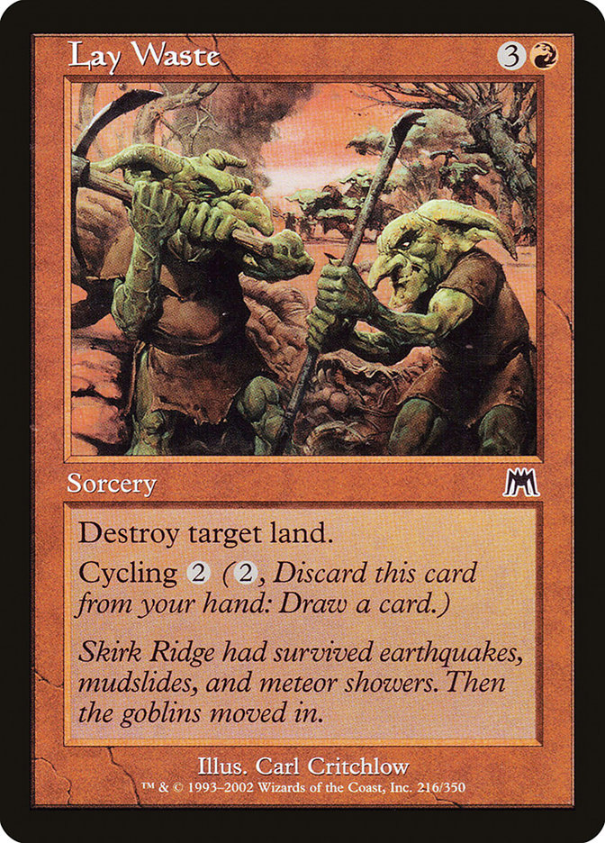 Lay Waste [Onslaught] | Game Haven TX
