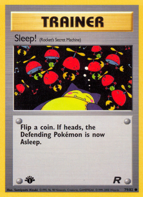 Sleep! (79/82) [Team Rocket 1st Edition] | Game Haven TX