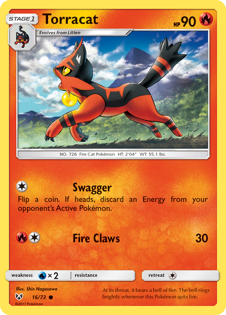 Torracat (16/73) [Sun & Moon: Shining Legends] | Game Haven TX
