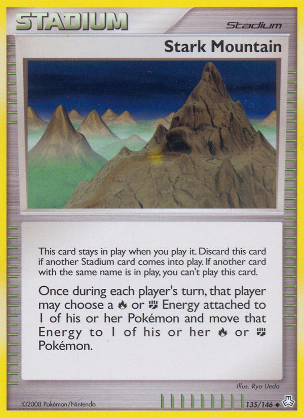 Stark Mountain (135/146) [Diamond & Pearl: Legends Awakened] | Game Haven TX